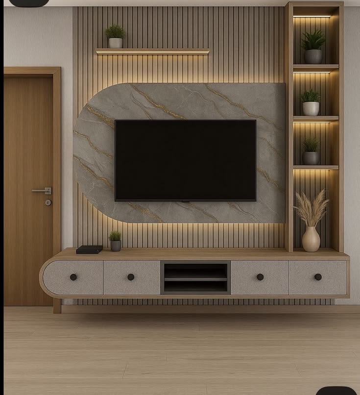 Floating drawer cabinet